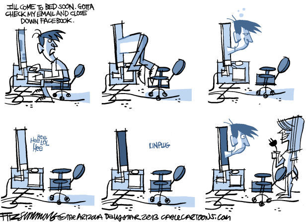 Daily Fitz Cartoon: Net loss